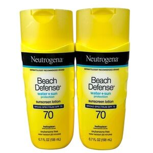 Neutrogena Beach Defense Water + Sun Protection 70 SPF Sunscreen Lotion